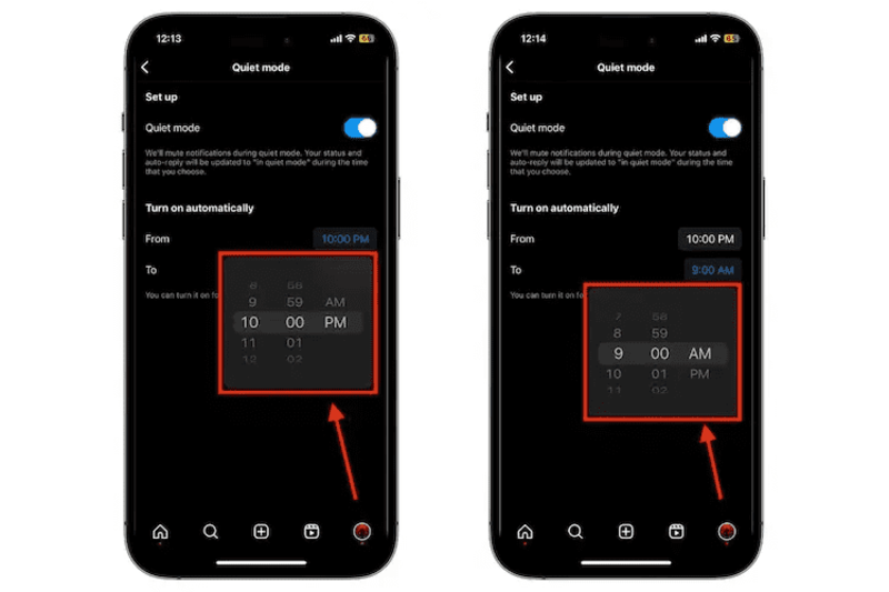 how to turn off Quiet Mode on Instagram