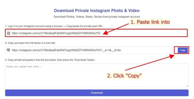 Instagram private downloader