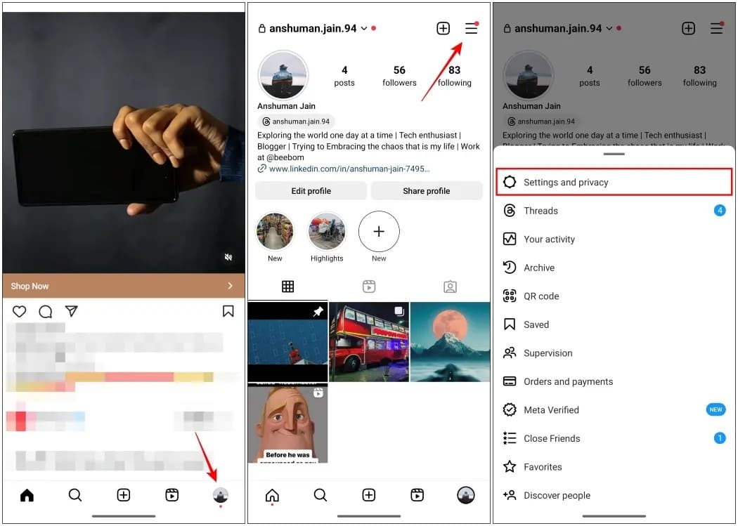 does instagram notify when you view a profile