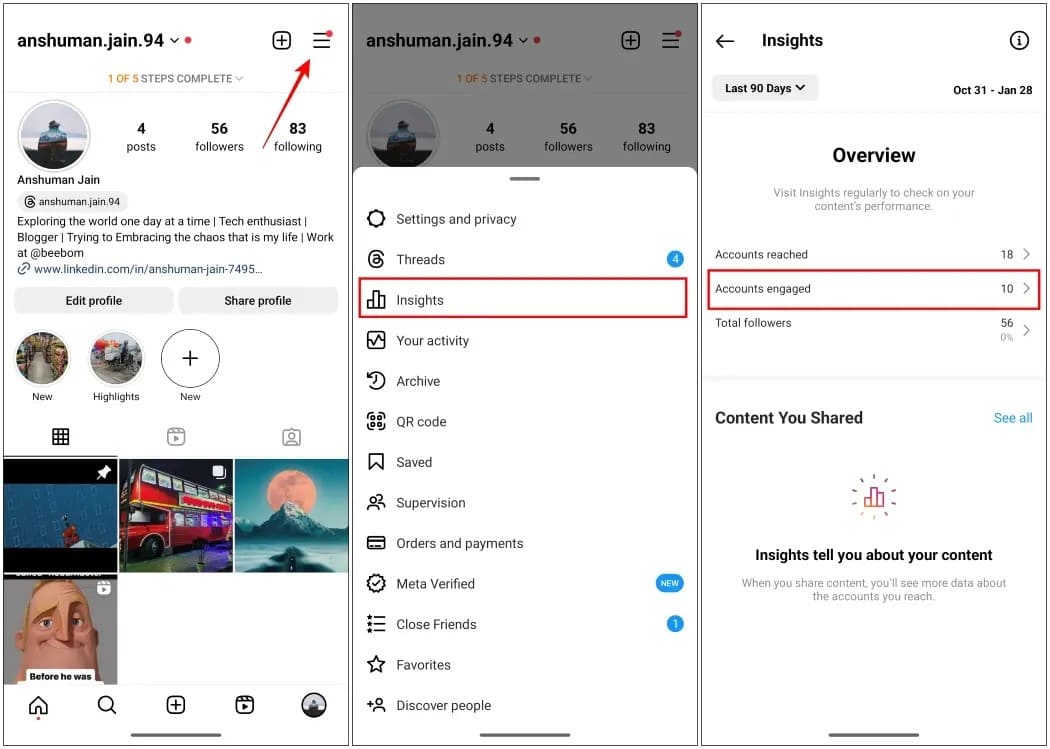 does instagram notify when you view a profile