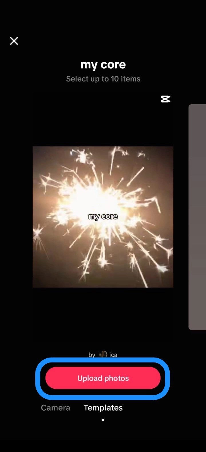 How to make a TikTok slideshow