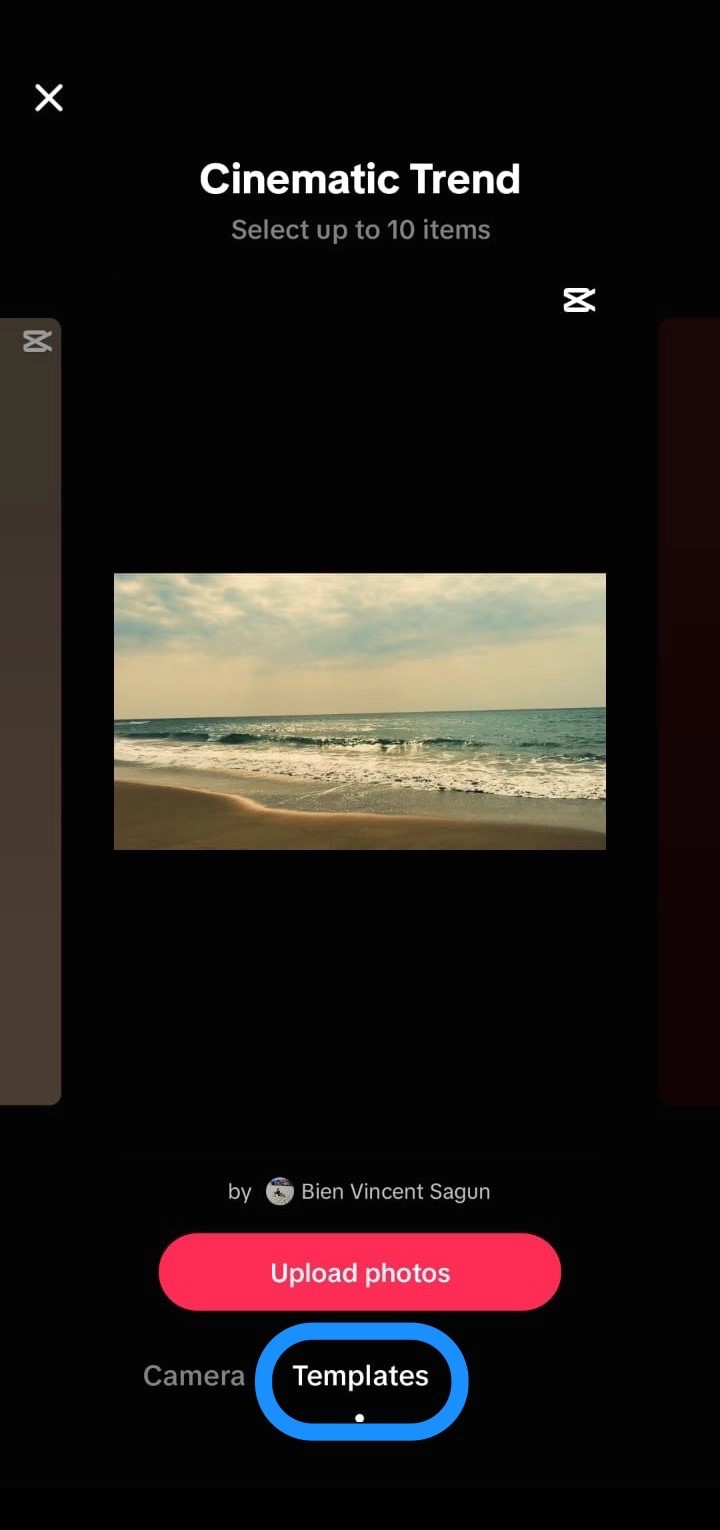 How to make a TikTok slideshow