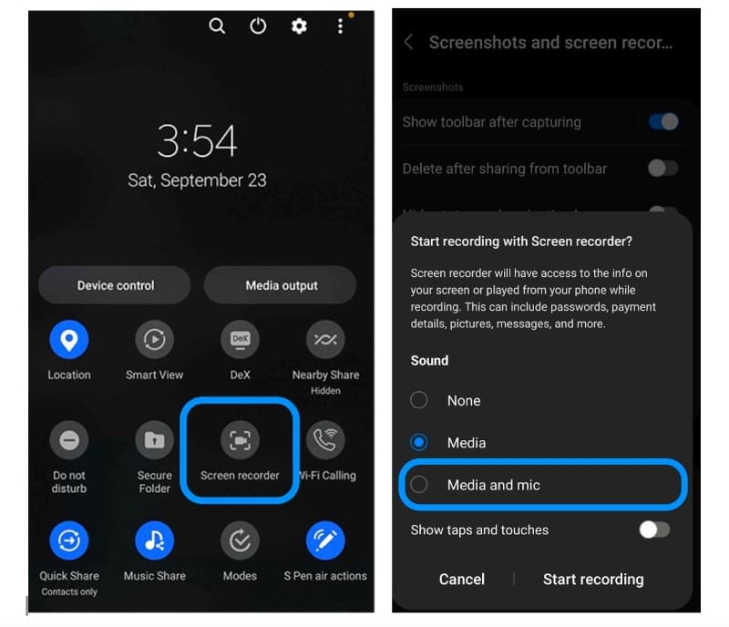 how to record a youtube video
