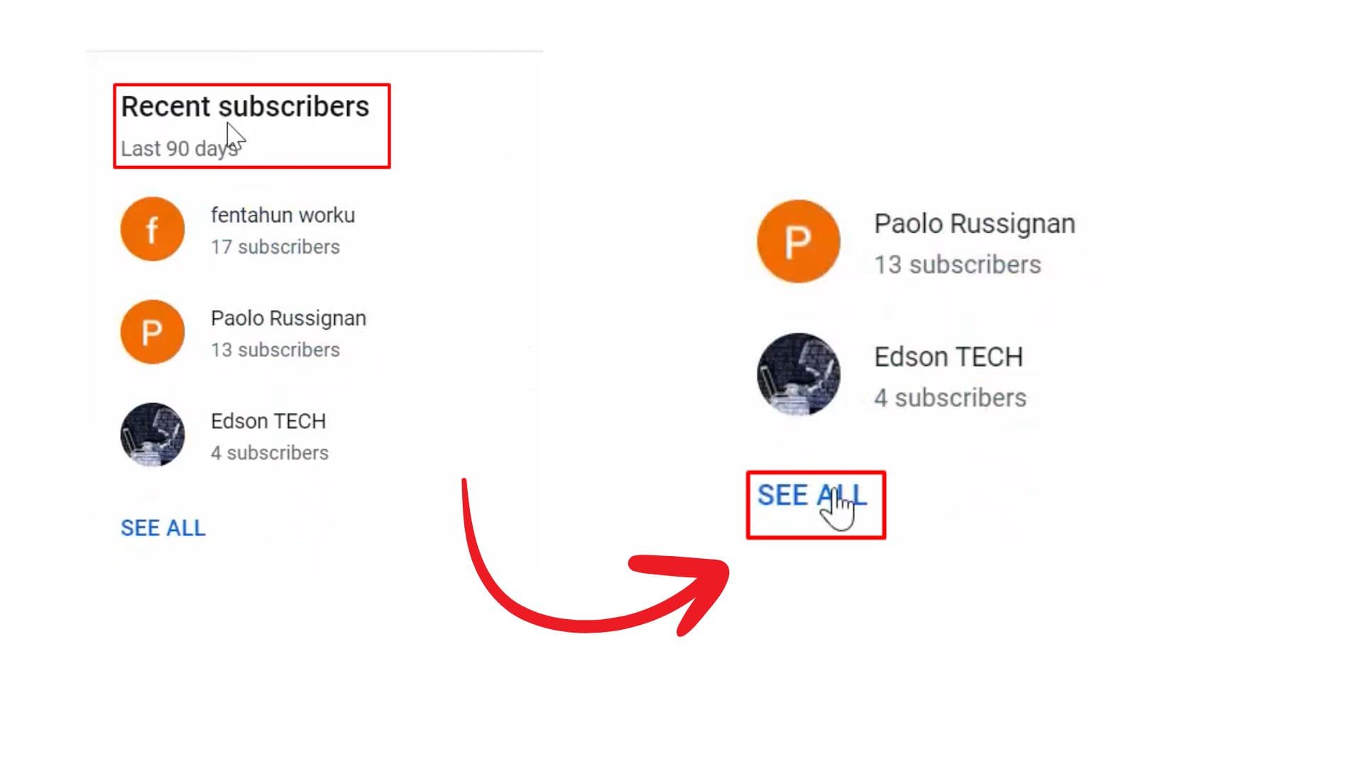 can you remove subscribers on youtube