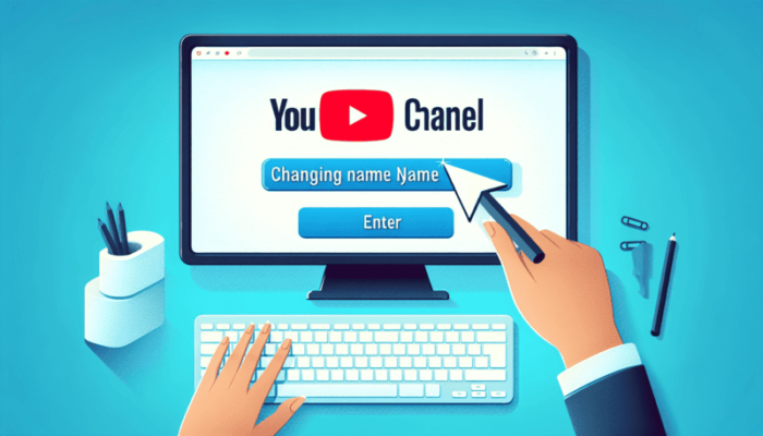How to rename YouTube channel