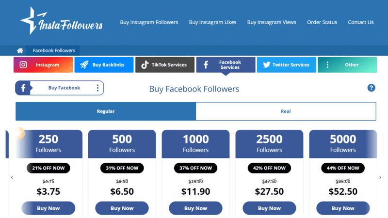 best site to buy Facebook followers