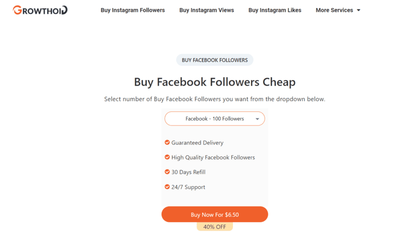 best site to buy Facebook followers