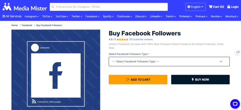 best site to buy Facebook followers