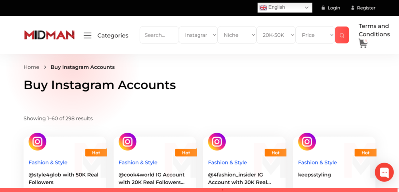 buy Instagram PVA Accounts
