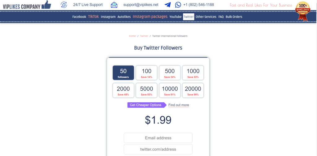 how buy twitter followers