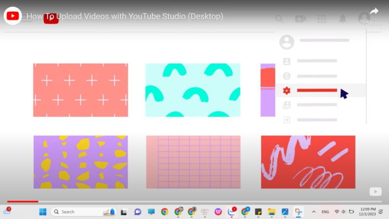 how to make the youtube channel 