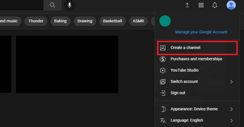 how to create a channel on youtube 
