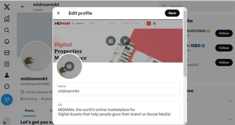 how to set up a twitter account
