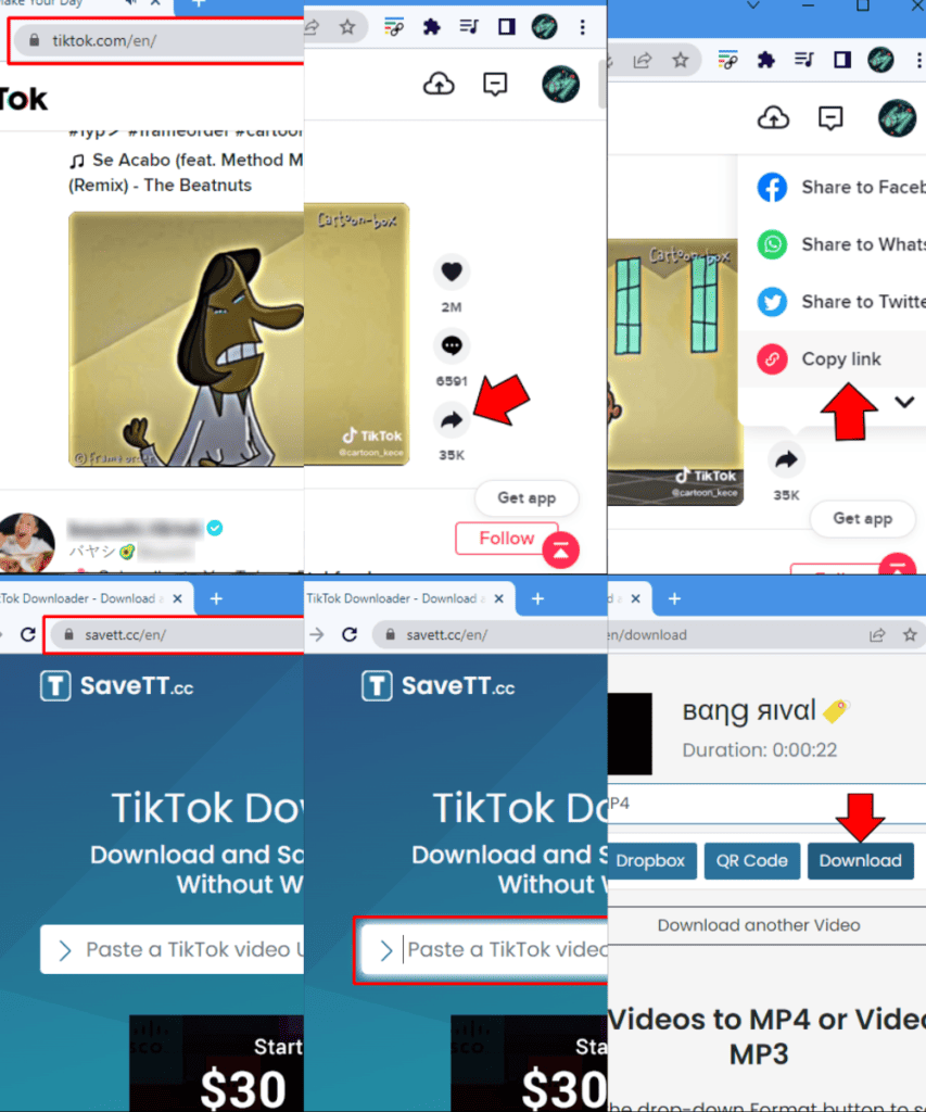 how to download my own tiktok videos without watermark