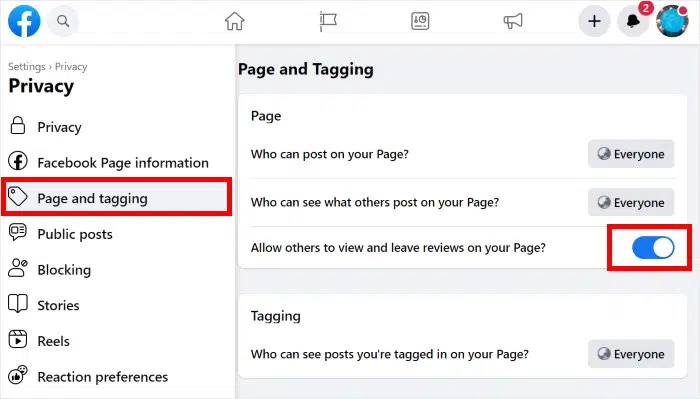how to get facebook reviews
