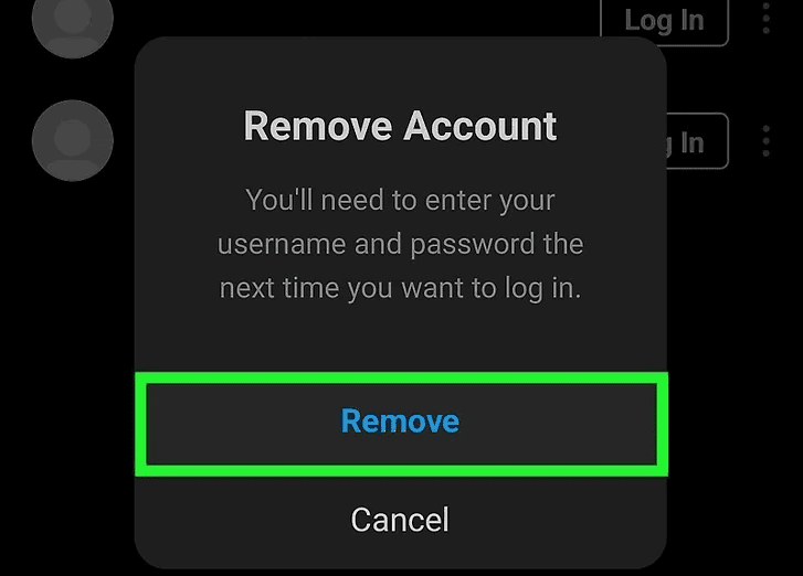 how to unlink an instagram account
