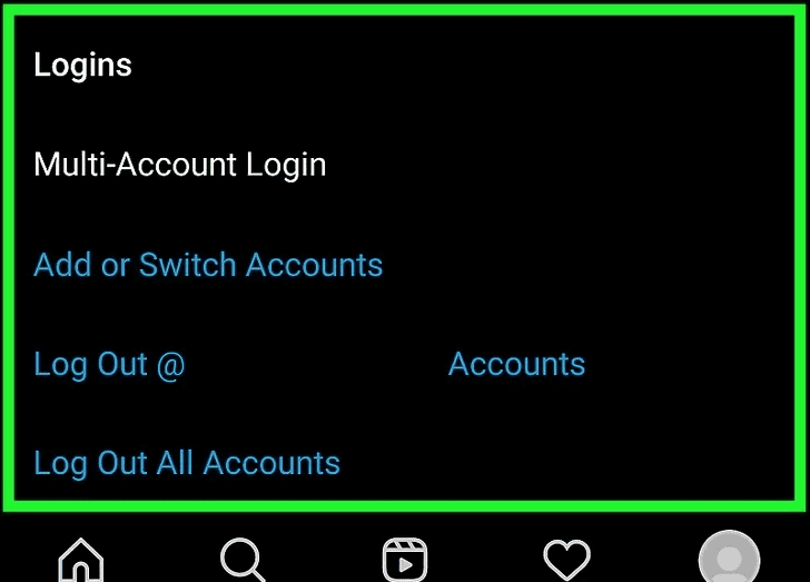 how to unlink instagram accounts