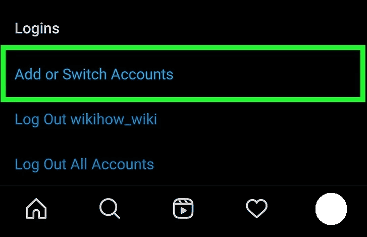 how to unlink two instagram accounts