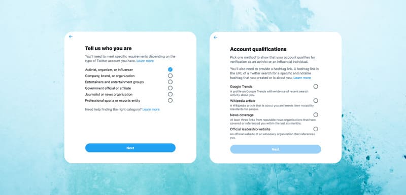 how to verify twitter account