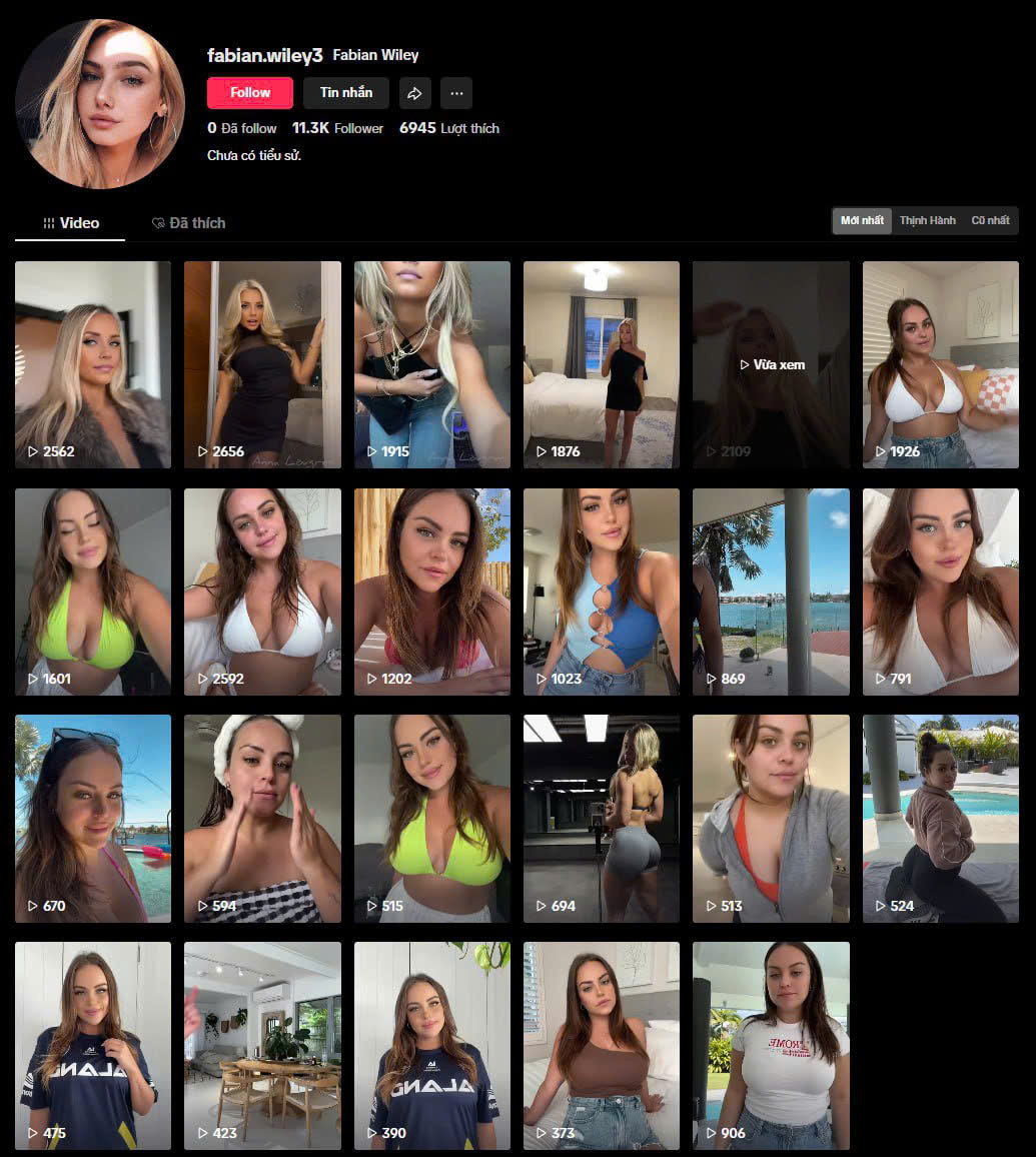 US-based Tiktok Shop account  with 11K real follower & English content@Fabian Wiley